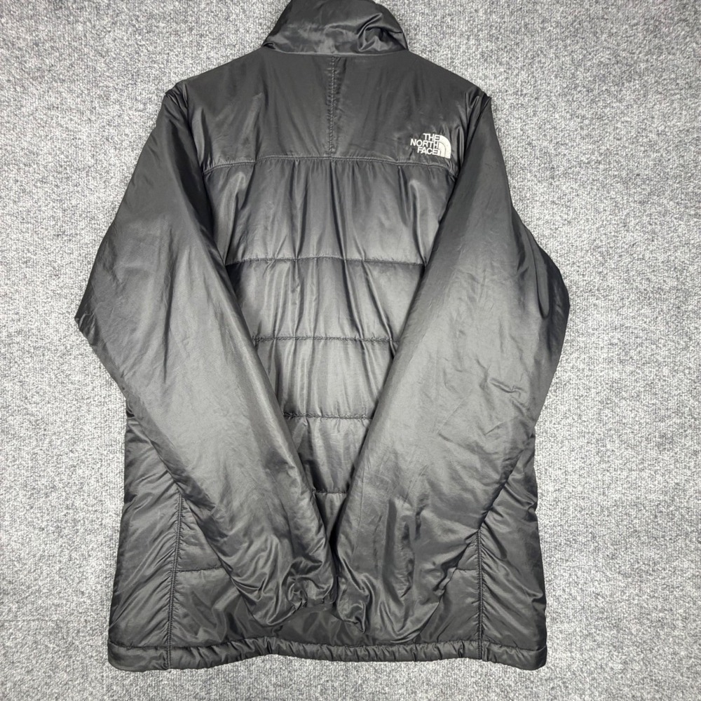 The North Face Womens Black Puffer Jacket XL Full Zip Quilted Coat CMW5 F14 RTO - Picture 3 of 10